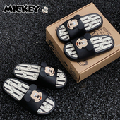 细细条 室内外米妮凉拖男女 米奇夏季 eva软底防臭情侣一字拖鞋 正版