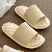细细条 情侣室内软底踩屎感舒适一字拖 休闲简约风浴室防滑凉拖鞋