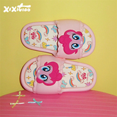 外穿亲子拖鞋 可爱女童宝宝夏季 小马宝莉碧琪儿童凉拖个性 细细条