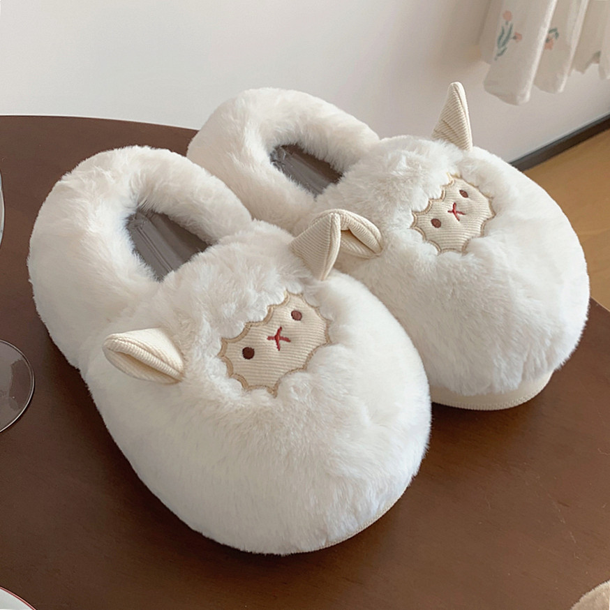 细细条 可爱棉拖鞋女士冬季防滑厚底毛绒保暖月子鞋学生家居棉鞋,居家布艺,居家棉拖/棉鞋,淘宝优惠券,粉丝福利购,淘宝优惠卷