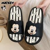 米奇蝴蝶结米妮拖鞋 细细条 正版 男女防臭外穿居家情侣浴室凉拖夏
