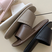 细细条 男女 拖鞋 轻便防滑情侣休闲居家凉拖鞋 复古皮纹高级感夏季