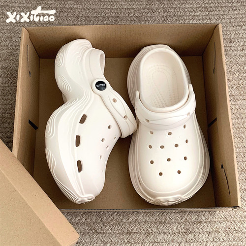 细细条休闲户外耐磨洞洞鞋男女