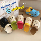 凉拖百搭防滑儿童亲子洞洞鞋 细细条 夏季 男童女童沙滩鞋 街头时尚