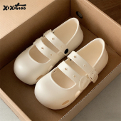 女韩系外穿防滑春夏沙滩度假玛丽珍鞋 细细条 休闲百搭芭蕾舞单鞋