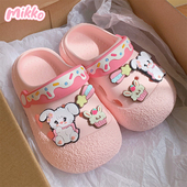 细细条 甜美小兔女童宝宝洞洞鞋 夏亲子外穿Mikko联名儿童卡通凉拖