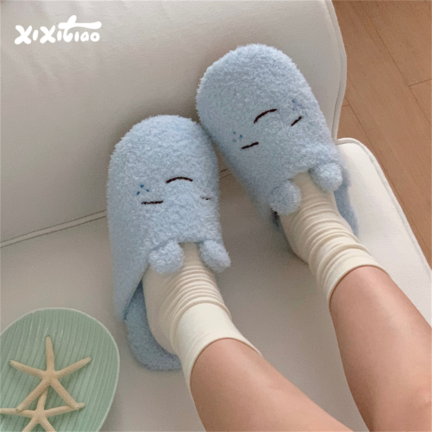 细细条 冬季日系卡通静音地板拖鞋学生防滑居家温馨包头棉拖鞋女,居家布艺,居家棉拖/棉鞋,淘宝优惠券,粉丝福利购,淘宝优惠卷