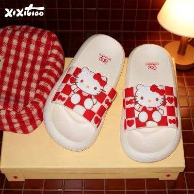 细细条三丽鸥HelloKitty拖鞋