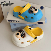 男童女童时尚 户外凉拖鞋 趣味狗狗儿童夏季 细细条 ins潮亲子洞洞鞋