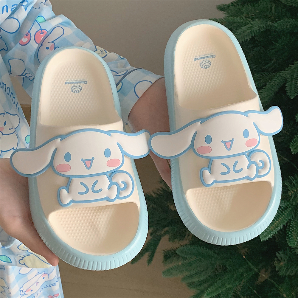 细细条软萌可爱大耳朵狗凉拖鞋女