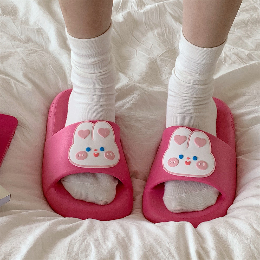 细细条 踩屎感eva软底防滑洗澡浴室拖鞋女夏可爱兔子少女心凉拖鞋,居家布艺,居家凉拖/凉鞋,淘宝优惠券,粉丝福利购,淘宝优惠卷