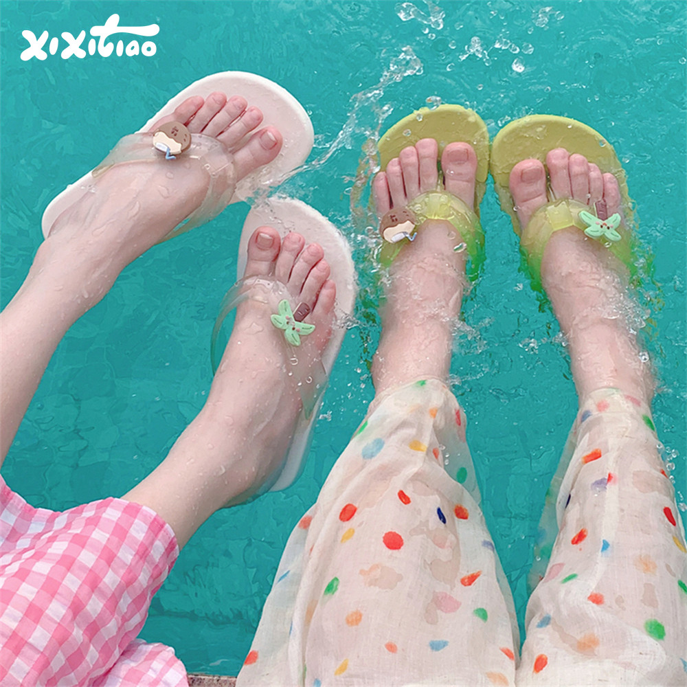 细细条 度假风防臭人字拖女韩系创意椰树椰子夏季沙滩鞋夹脚凉拖,居家布艺,居家凉拖/凉鞋,淘宝优惠券,粉丝福利购,淘宝优惠卷