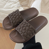 ins甜美防滑踩屎感软底居家外穿凉拖鞋 细细条 女夏季 花朵拖鞋 时尚