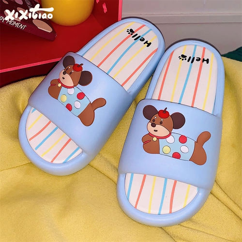 细细条少女心eva情侣夏季凉拖