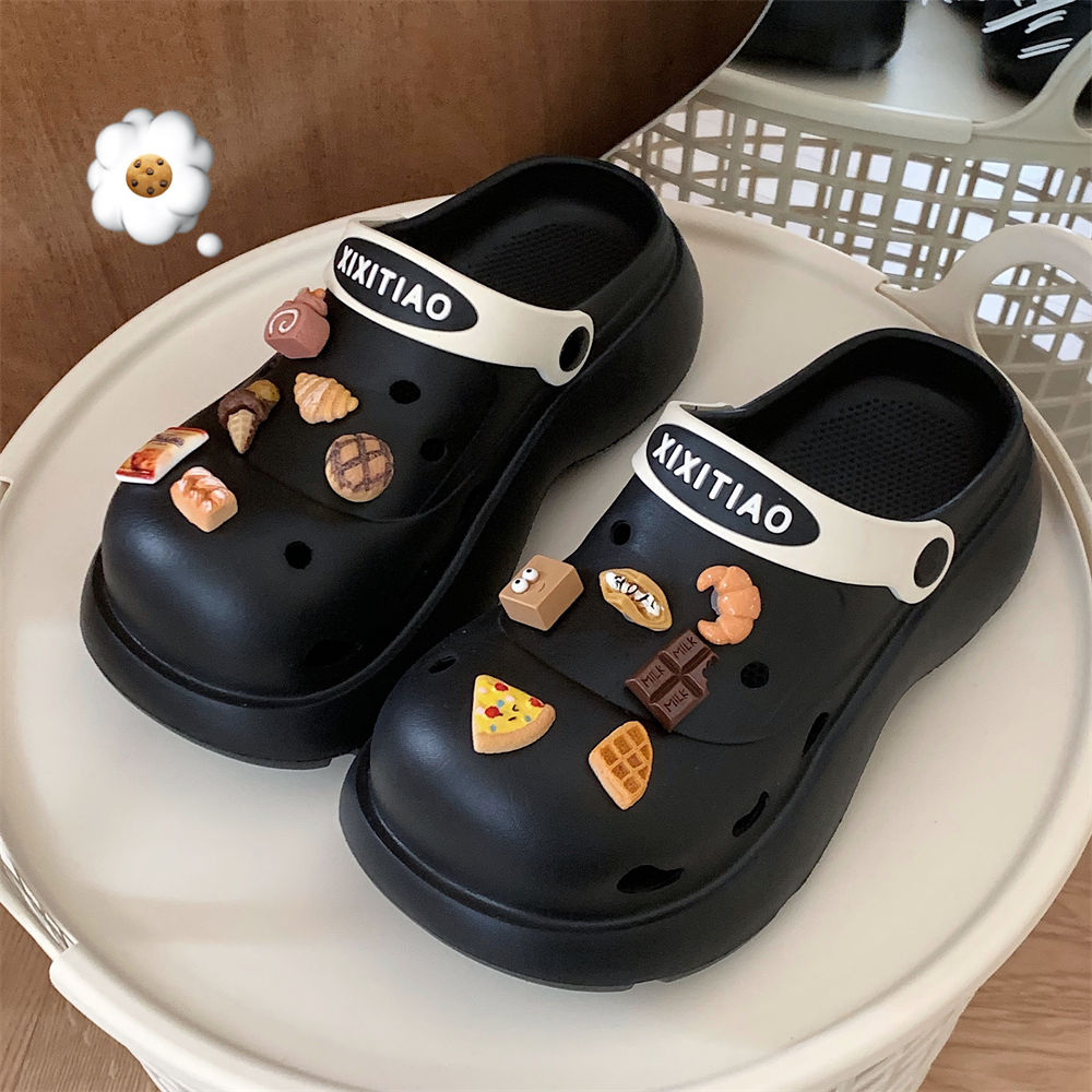 细细条diy可爱零食配饰洞洞鞋