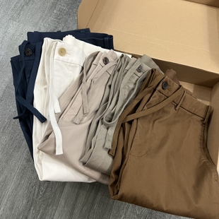 试衣间缘单奖标休闲裤男九分裤休闲西服裤宽松百搭潮流修身西装裤