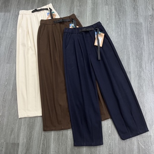 KOER宽松阔腿裤 高品质加厚重磅休闲裤 男潮流工装 秋冬季 直筒裤 ICK