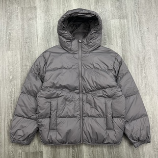 尾货余单90白鸭绒连帽夹克羽绒服外套男女秋冬保暖宽松百搭面包服