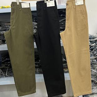 日系复古工装裤全棉休闲长裤子男宽松显瘦锥形直筒休闲牛仔型长裤