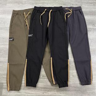 加绒保暖宽松百搭时尚 束脚裤 斜纹纱卡外贸工装 裤 潮 冬季 休闲裤 男士