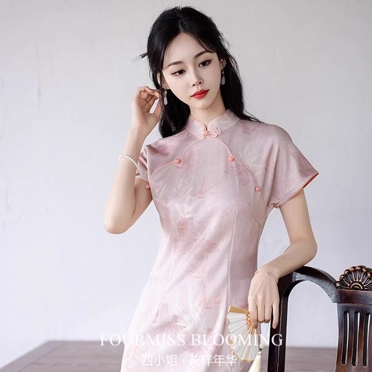 【花样年华】国风旗袍|2026夏新中式高级改良年轻日常可穿连衣裙