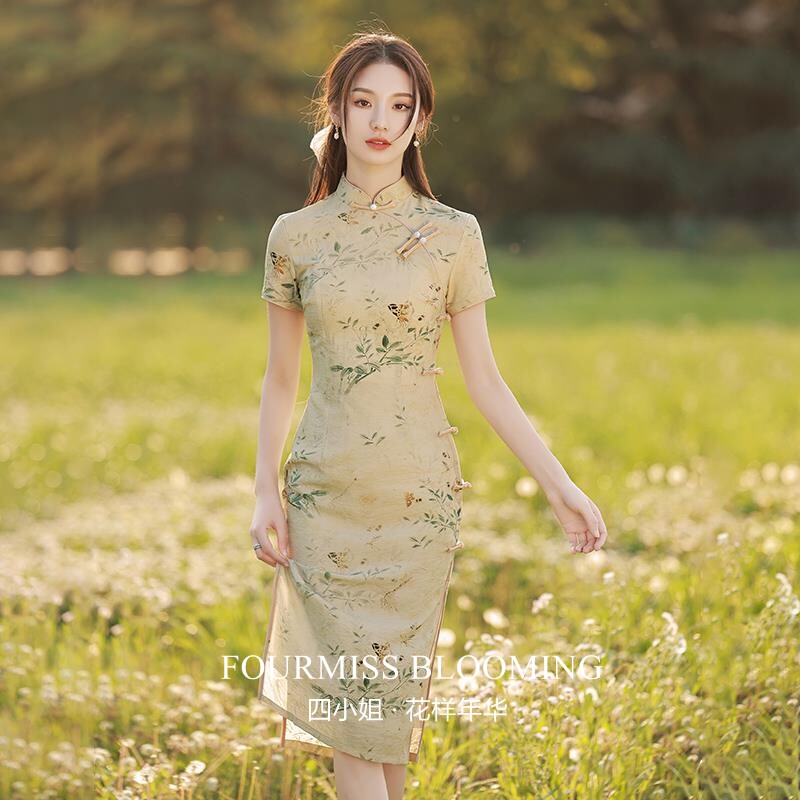 【花样年华】国风旗袍|新款连衣裙素雅2026复古中式改良少女温婉