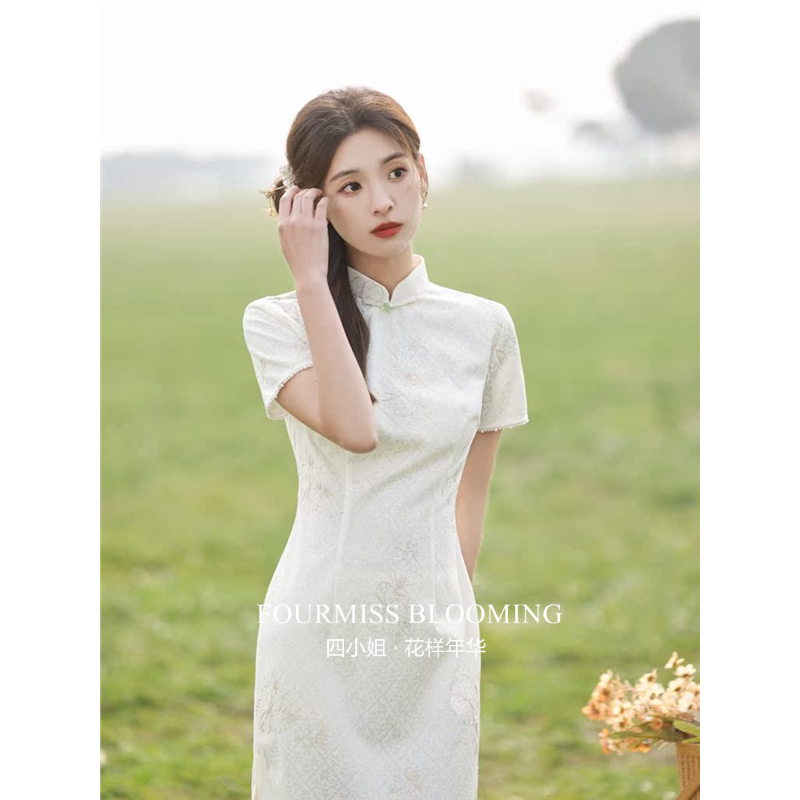 【花样年华】国风旗袍|领证短款小个子少女改良版修身日常连衣裙