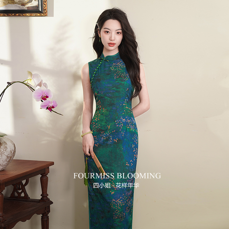 【花样年华】国风旗袍|新中式复古无袖老上海送考气质高级感优雅