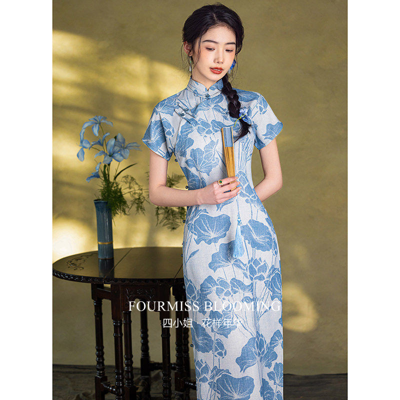 绝美长款礼仪礼服连衣裙
