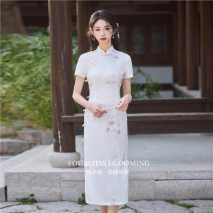 【花样年华】国风旗袍|新中式绝美2026新款订婚气质高端印花少女