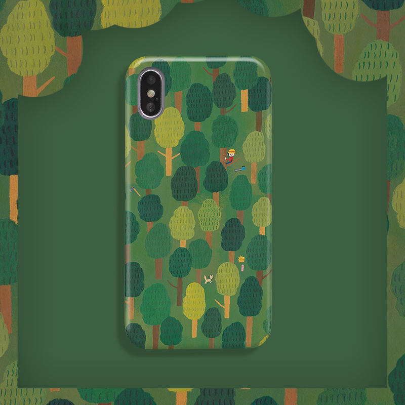 苹果手机壳ccc丛林春季新款复古