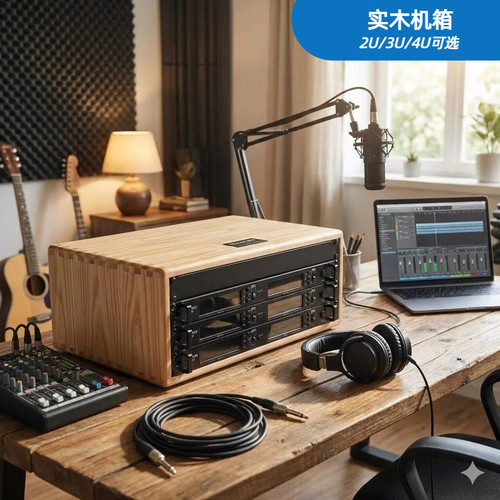 19寸实木4U机箱|功放接收器