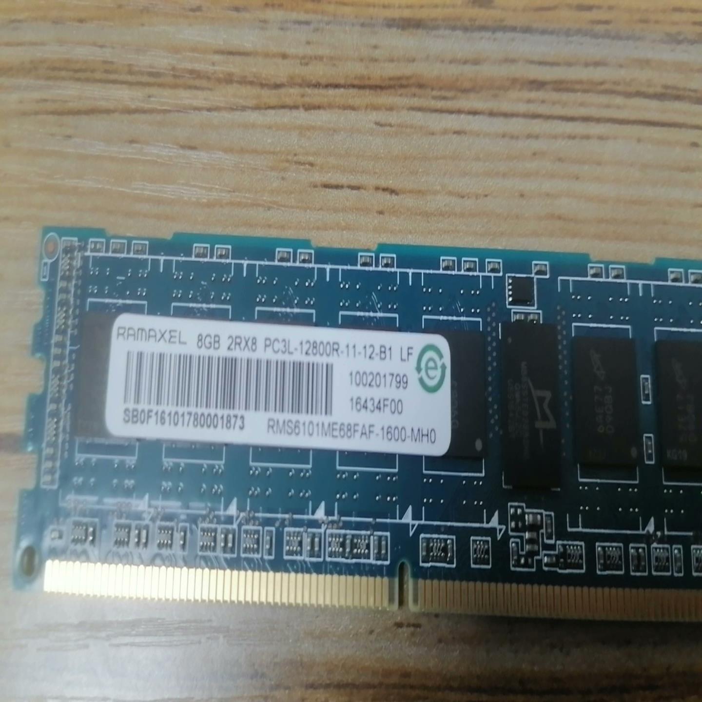 RAEL 8GB 2RX8 PC3L-12800R-1【议价】