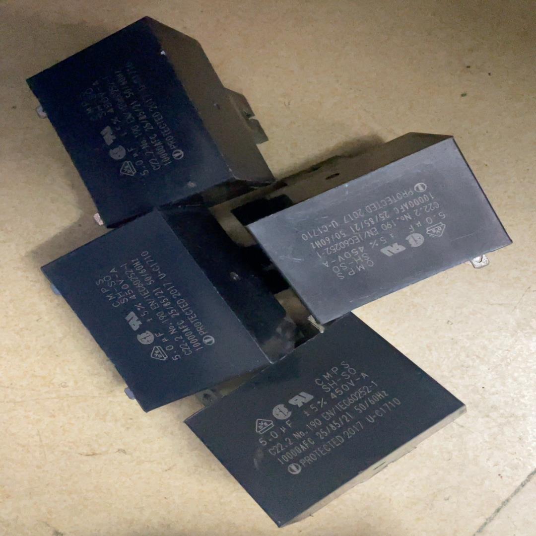 美国PROTECTED进口电容器东方马达5uF+450v电容【议价】