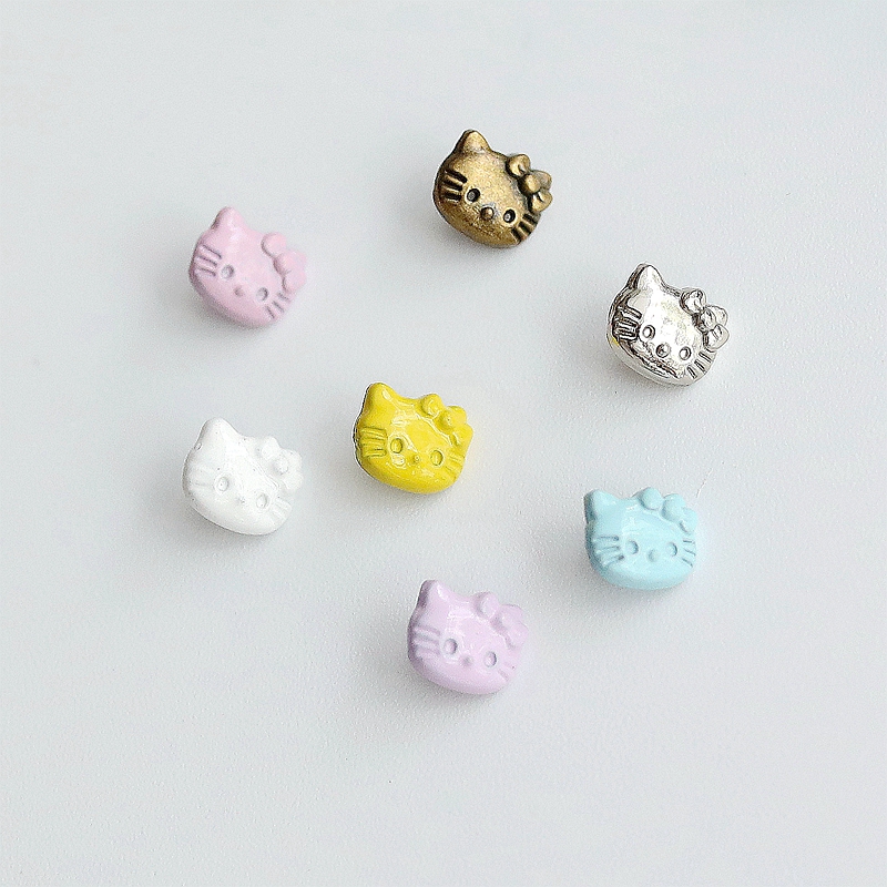 5mm迷你kitty猫纽扣娃娃衣辅料手工玩具扣子多色小扣子配件材料