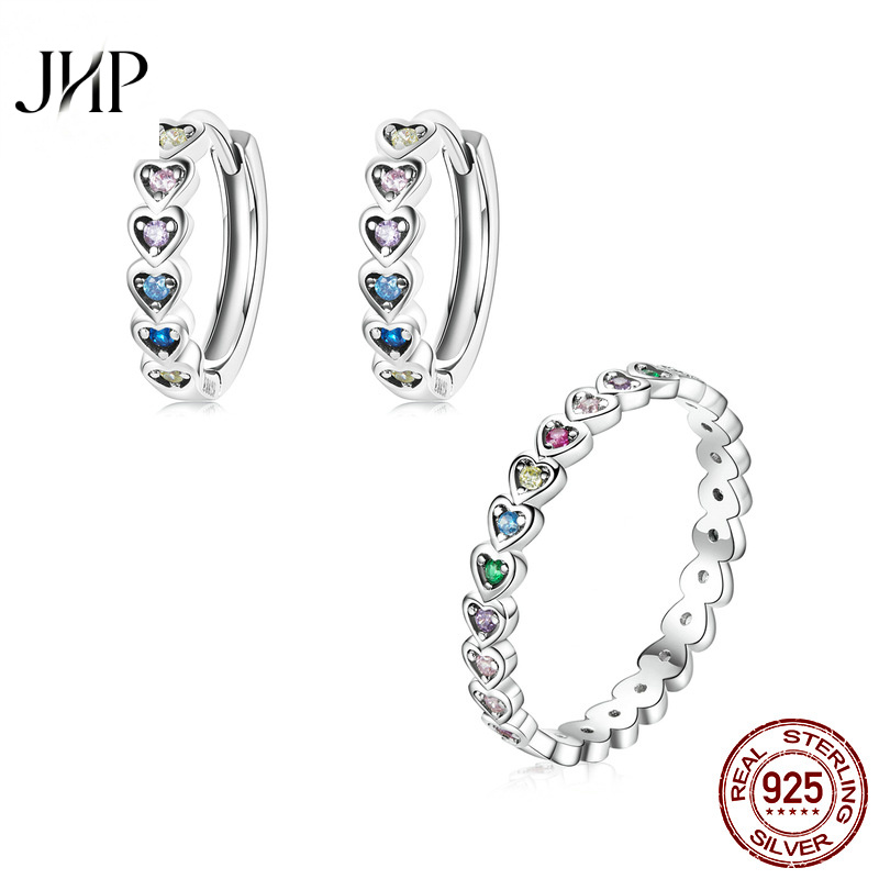 锦河畔彩虹之心首饰套装