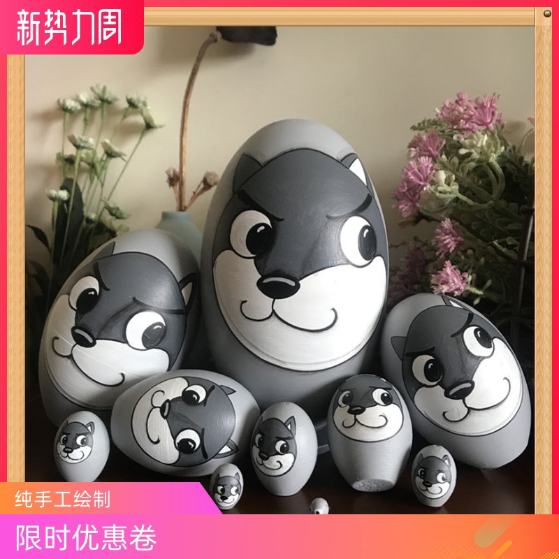 俄罗斯套娃十层正品新款创意摆件