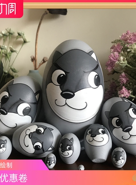 俄罗斯套娃十层正品新款创意摆件