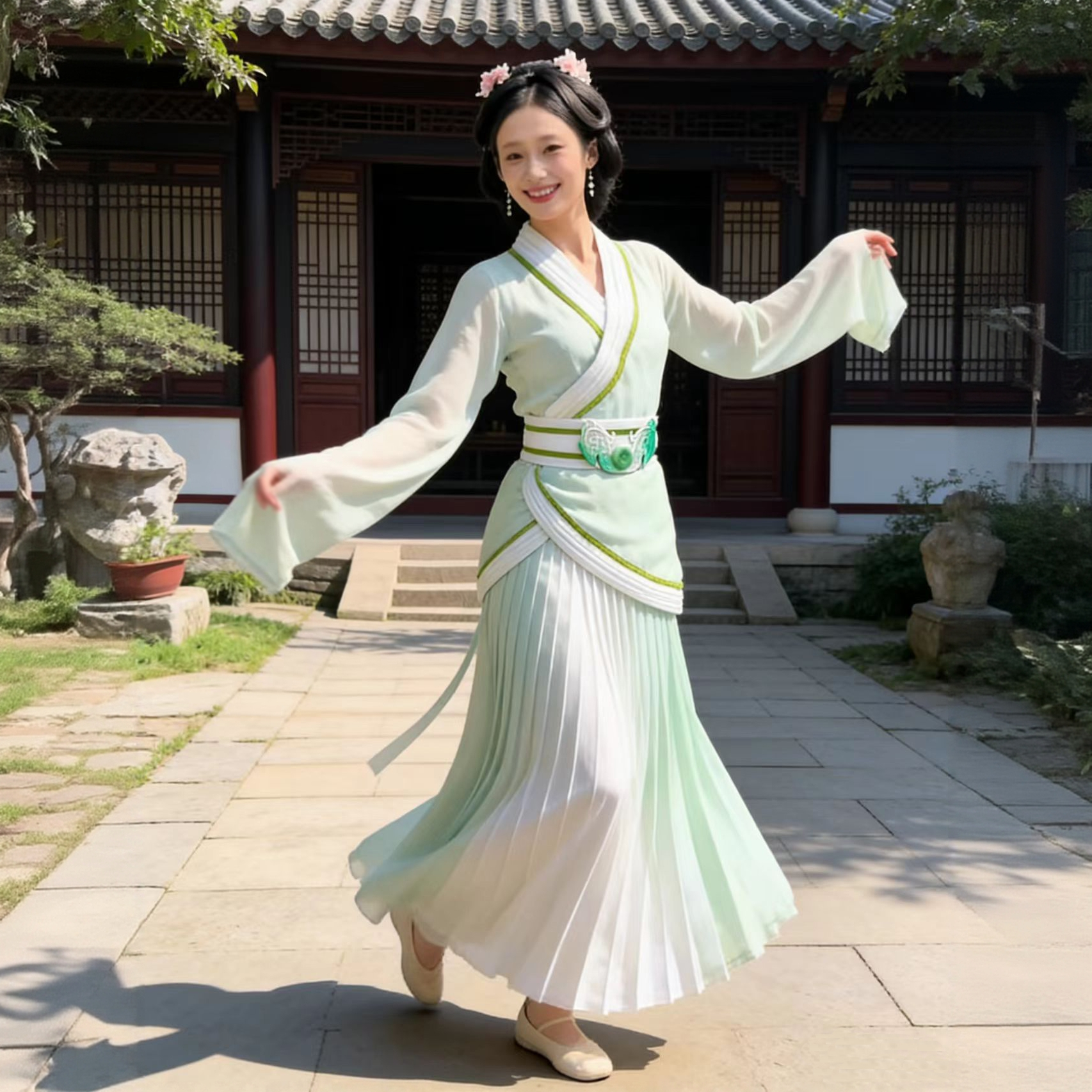 邯郸学步赵都礼宴同款汉服舞蹈服