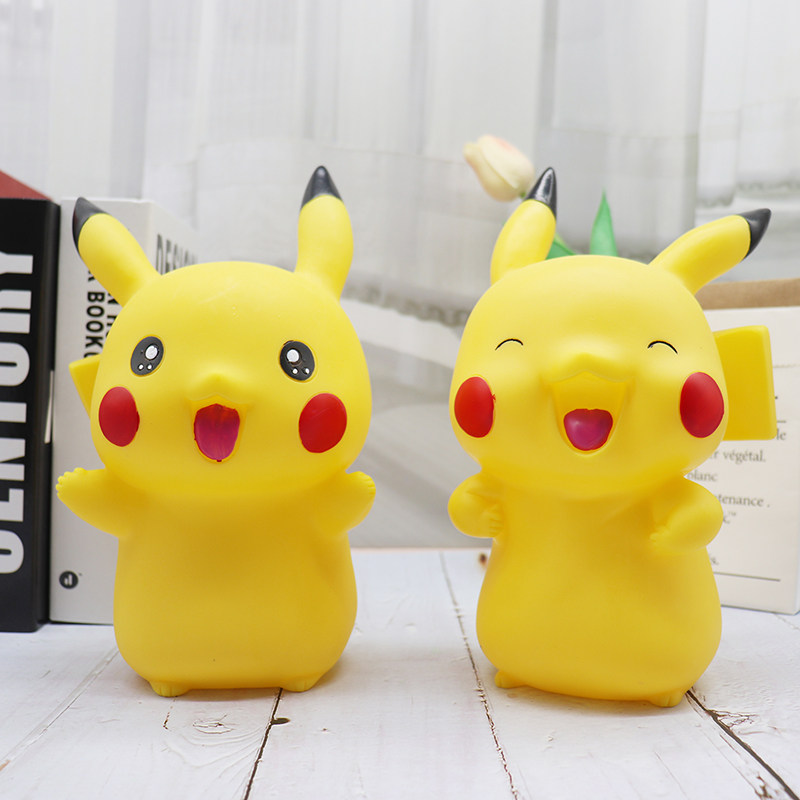 可爱皮卡丘情侣存钱罐储蓄罐创意防摔儿童时尚储钱罐生日礼物礼品