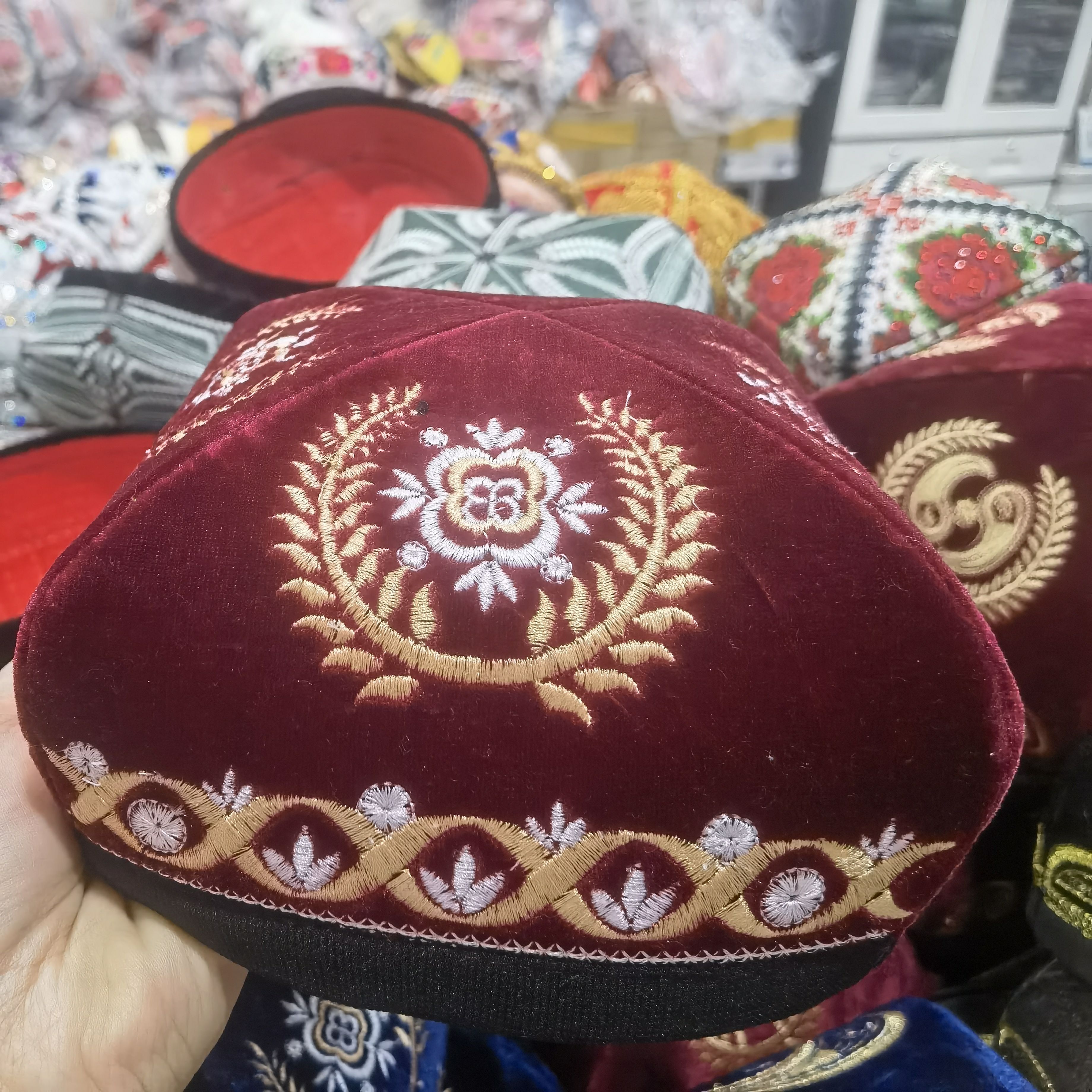 新疆帽子男士舞蹈男士洋气新款广场舞新疆舞帽子演出民族风爆款