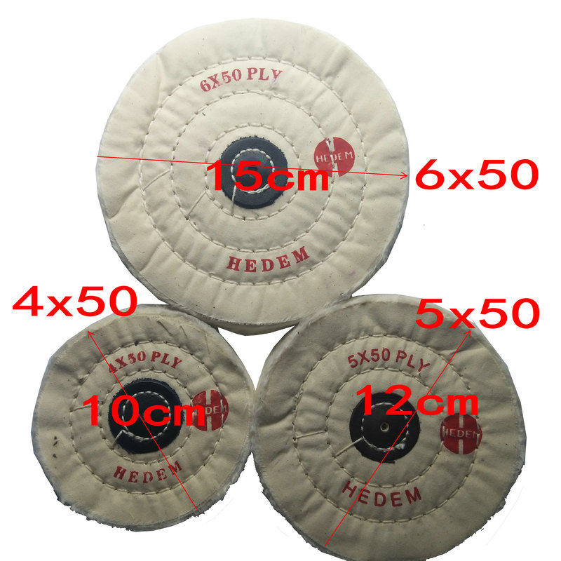 白布轮打磨抛光棉布轮饰品布轮白色加厚绒棉镜面抛光布轮牙科