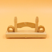 玉宏扇子原木折扇底座支架扇托男女扇子通用扇座扇架