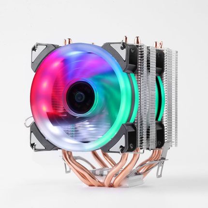 Delefun4热管CPU散热器i3i5台式机1151AMD11551150电脑CPU风扇X79