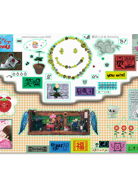 2023 / BOISMOU 酒井いぶき IBUKI合作款文件袋装饰贴纸
