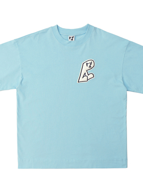 RUNRUN series 2 horrible memory 立体LOGO宽松短袖T恤