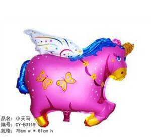 飘空气球、氦气球、卡通气球 婚庆生日场景布置气球、小天马气球