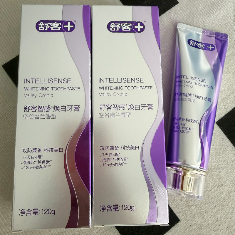 舒客舒克感焕白牙膏含氟