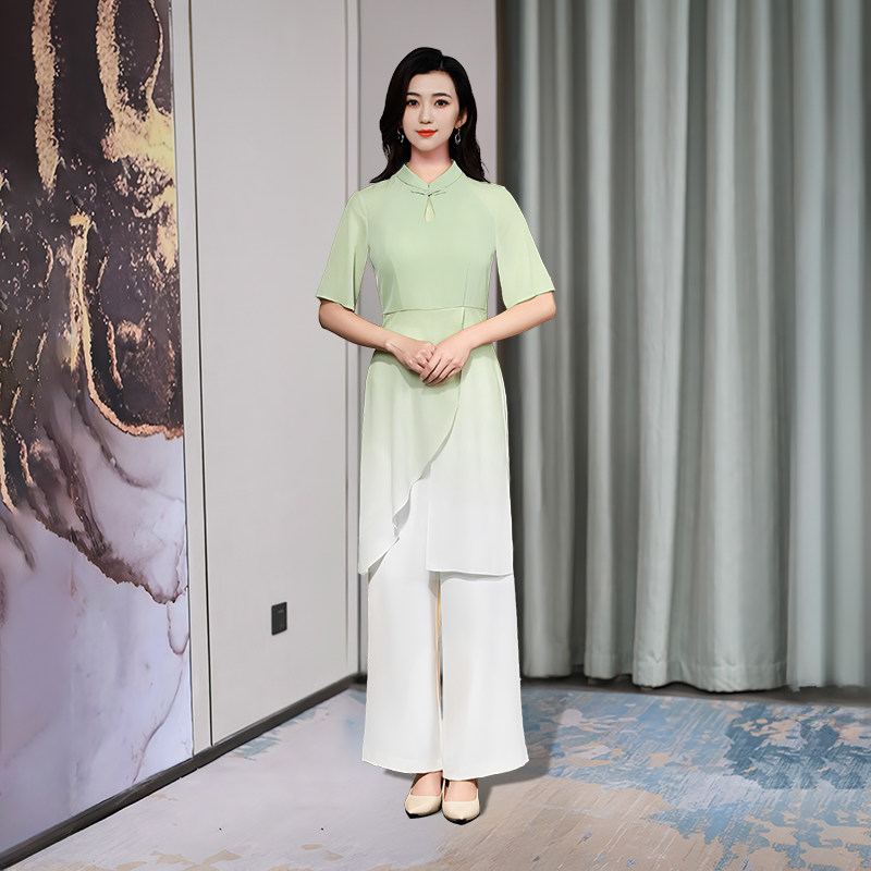 足浴技师工作服女足疗按摩工衣