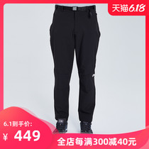 The North Face北面男裤夏季薄款防水户外休闲直筒宽松冲锋裤3VQO